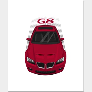 Pontiac G8 2008-2009 - Sport Passionate Red Posters and Art